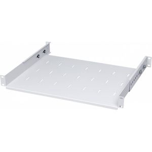 Stalflex Rack Shelf Gereguleerd 19" 1U Grijs RSA19-1U-350G, Accessoires voor serverkasten, Grijs