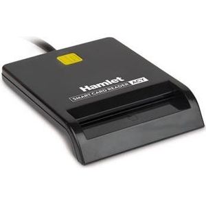 Hamlet Huscr-Acy (USB-C, USB), Geheugenkaartlezer, Zwart