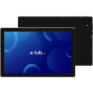 Microtech TABLET E-TAB LTE 10.1" EN10 OC/4GB/64GB/IPS/FHD/8MP/USB-C (4G, 10.10", 64 GB, Zwart), Tablet, Zwart