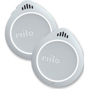 Milo 1 Actie Communicatorset (0.60 km), Walkietalkie, Wit