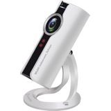 Stabo WLAN indoorcam fisheye 180 (1280 x 720 pixels), Netwerkcamera, Zwart, Wit