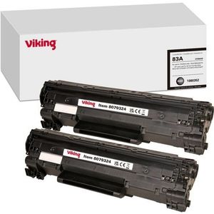 Viking - Tonercartridge TBD2 - Zwart - Compatibel met HP 83A CF283AD - Standaard Capaciteit