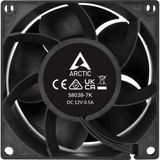 ARCTIC S8038-7K Processor Ventilator 8 cm Zwart 1 stuk(s)