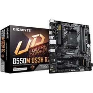 GIGABYTE B550M DS3H R2 moederbord AMD B550 Socket AM4 micro ATX