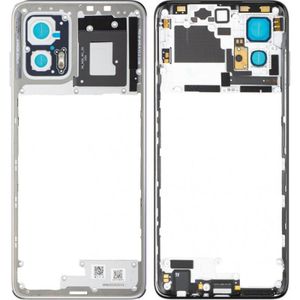 Motorola Mittelrahmen f?r Moto G73, Lucent White, Accessoires voor portofoons