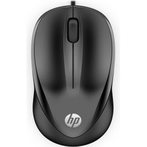 HP 1000 - Bedrade Muis - USB - 1200 dpi - Zwart