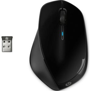 HP x4500 Draadloze Zwarte Muis (Draadloze), Muis, Zwart