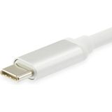 LevelOne - USB-0402 - Netwerkadapter - Zilver - USB-C - RJ45/LAN