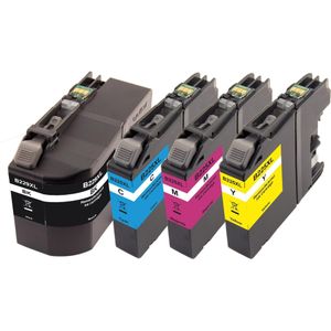 Peach 319779 inktcartridge Compatibel Extra (Super) hoog rendement Zwart, Cyaan, Magenta, Geel