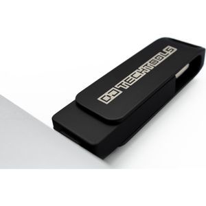 DJTechTools Chroma Drive USB - 128GB - Black (128 GB), USB-stick, Zwart