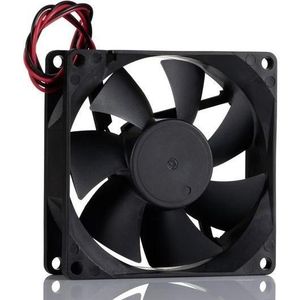 RS PRO Ventilator axiaal 24 V c.c., 40 ± 15%cfm, 8 (80 mm), PC ventilator