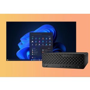 HP ProDesk 4 SFF G1i Desktop AI PC (512 GB, 16 GB, Intel Core Ultra 5 225), PC, Zwart