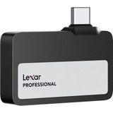 Lexar - Professional Go - Portable SSD - Zwart - 2TB - USB 3.2 Gen 2