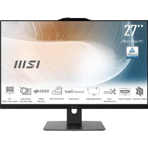 MSI M AM272P 1M-1098EU W11P ICore5/8/500/UMA/27"/B (500 GB, 8 GB, Intel Core 5 120U), PC, Zwart