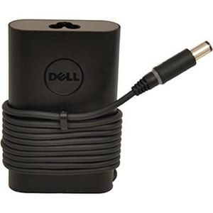 Dell 65W 3-polige AC Adapter met EU netsnoer (65 W), Voeding voor notebooks, Zwart