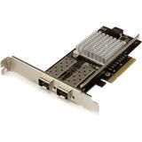 StarTech 2-poorts PCIe 10G SFP+ netwerkkaart (PCI Express 2.0 x8), Netwerkkaarten, Zwart