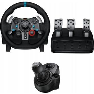 Logitech G - G29 SE - Racestuur en Pedalen - Zwart - Forcefeedback - Voor PS5 en PS4
