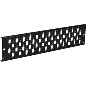 EFB Elektronik EFB VSB2FPS48SCS - Frontblende 48x SC E2000 Simplex LC Duplex, Server accessoires, Zwart