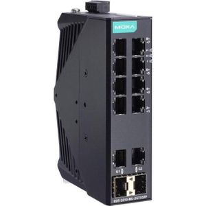Moxa EDS-2010-ML-2GTXSFP-T - Unmanaged Gigabit Ethernet-switch met 8 10100BaseT(X)-poorten, Netwerkschakelaar