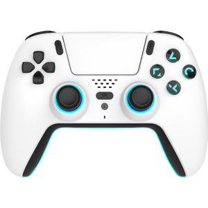 Freaks and Geeks Draadloze controller (Android, iOS, PS5, PC), Controller, Wit