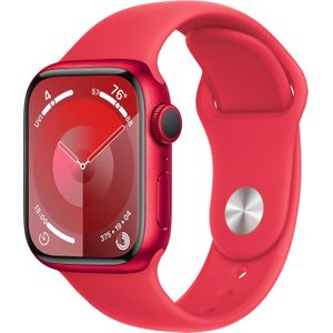 Apple Horloge serie 9 (41 mm, Aluminium, Alleen WLAN, M/L), Sporthorloges + Smartwatches