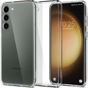 Spigen Ultra Hybrid Case voor S911B Samsung Galaxy S23 - glashelder (Galaxy S23), Smartphonehoes, Transparant