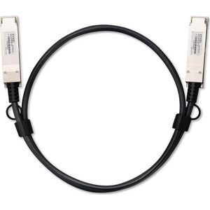 Zyxel 100G QSFP28 DAC 1M Kabel, Zendontvangers, Zwart