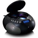 Lenco - SCD-341BK - Draagbare DAB Radio - Zwart - Bluetooth en FM/DAB+