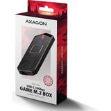 AXAGON - EEM2-GAM - Externe USB-C Gaming-Box - Zilver - M.2 NVMe & SATA