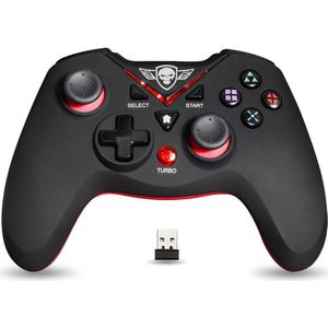 Spirit of Gamer XGP - Geschikt voor PS3 / PC - Draadloze Controller - Zwart/Rood