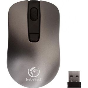 Rebeltec - STAR - Draadloze Muis - Zilver - 800/1000/1600 DPI