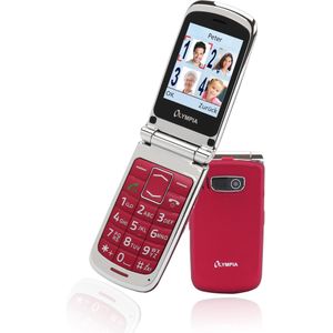 Olympia Stijl Plus 2G (2.40", 2G), Sleutel mobiele telefoon, Rood
