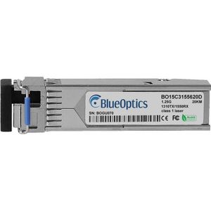 BlueOptics Alcatel-Lucent SFP-DUAL-BX-U Compatibel SFP BO15C3155620D, Zendontvangers, Zilver