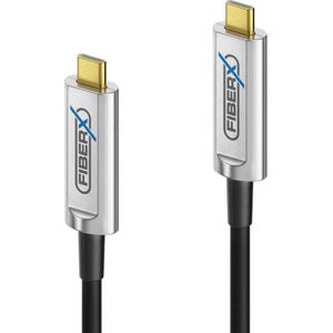 Purelink USB 3.1 Kabel Gen2, Vezel, 10Gbps, C-C 10m Zwart (10 m, USB 3.2 Gen 2), USB-kabel