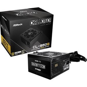 AsRock - Challenger CL-850G - PC Voeding - Zwart - 850W - 80+ Gold