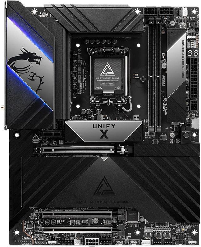 MSI - MEG Z890 UNIFY-X - Moederbord - Zwart - ATX - Intel Z890