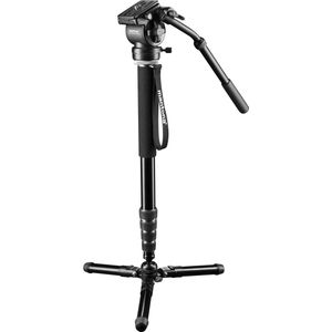 mantona Dolomit Mono video monopod (Metaal), Statief, Zwart