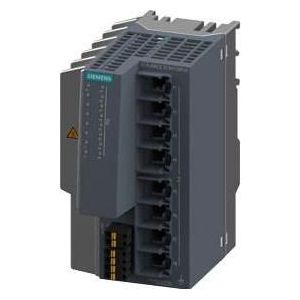 Siemens Scalance (8 ports), Netwerkschakelaar, Zwart