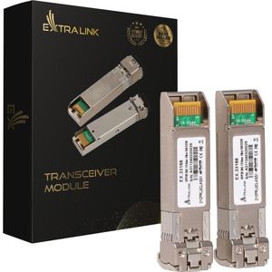 Extralink - SFP28 25G 2-pack - SFP28 Module - 25 Gbit/s - LC/UPC Duplex - 1310 nm