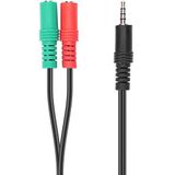 Speedlink - TRAX - Headset Adapter - Universeel - 2X 3,5mm-Jackplug