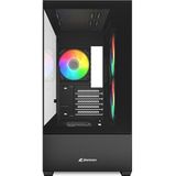 Sharkoon - Mk6 RGB - PC Behuizing - Zwart - ATX - Gelaagd Glas