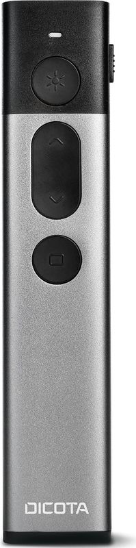 Dicota - Draadloze Laserpresenter - Aluminium - Groene Laserpointer - 30 m Bereik