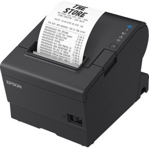 HP Epson TM-T88VII seriële Ethernet USB thermische printer (USB, Ethernet), Ontvangstbewijs printer, Zwart