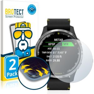 BROTECT Volledig bedekkende screen protector, Smartwatch beschermfolie, Transparant