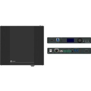 Kramer KDS-17EN-SW2 2x1 4K60 4:4:4 AVoIP Switching Encoder with Dante 4096x2160 JPG 2000 1Gb..., Schakeldoos