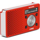 TechniSat - DIGITRADIO 1 SWR3-Edition - DAB Radio - Rood/Zilver - Draagbaar