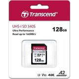 Transcend TS64GSDC340S SDXC-kaart 128 GB A1 A2 v30 Video