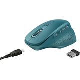 Trust Ozaa - Draadloze muis met USB-dongle - Oplaadbaar - Rechtshandig - Blauw