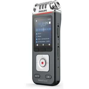 Philips VoiceTracer Zwart, Grijs