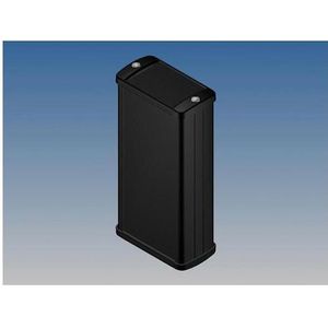 Auction ALUMINIUM BEHUIZING - ZWART - 125 x 59,9 x 30,9 mm (Huisvesting), Elektronica benodigdheden + Behuizing, Zwart